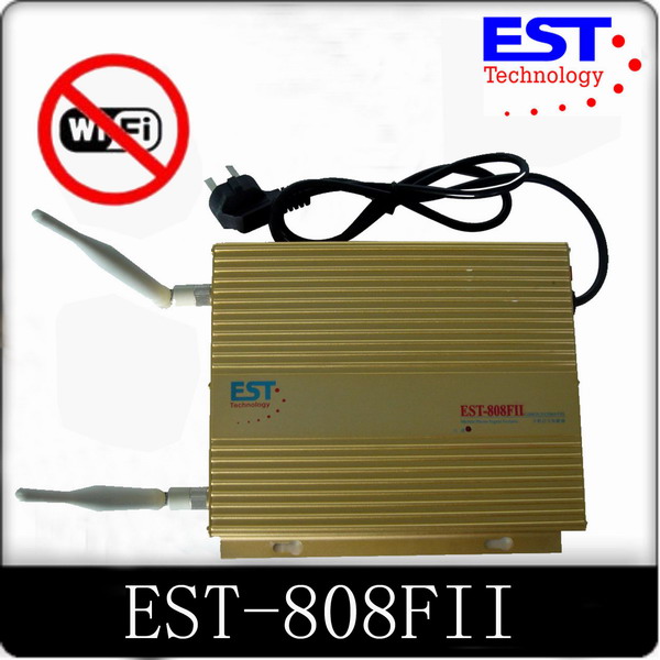 Wifi Cell Phone Signal Jammer , Blue Tooth Video Jammer EST-808FII