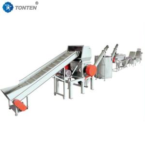 China Plastic Bottle Recycling PET Plastic Bottle Crusher Cleaning Line Technology wholesale