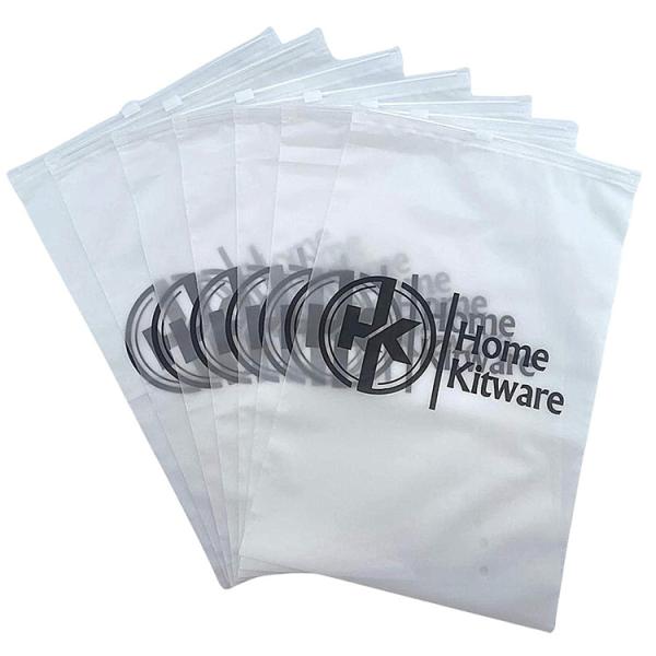 Quality ASP Slide Cosmetics Packaging Bags , Gravure Printing Poly Zipper Bag for sale