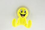 China Custom made Yellow self adhesive bathroom towel hooks no damage for wall wholesale