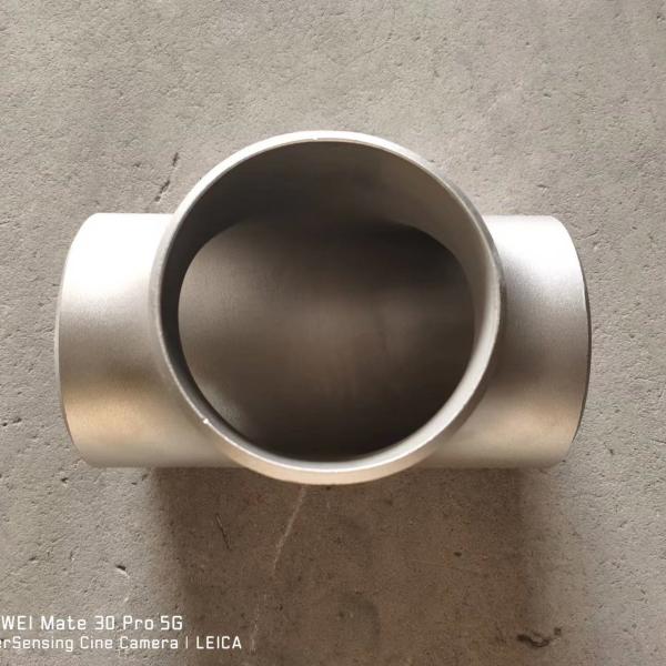 Pipeline Solution Butt Weld Reducing Tee Pipe Fitting Din En 10253 For Oil Applications