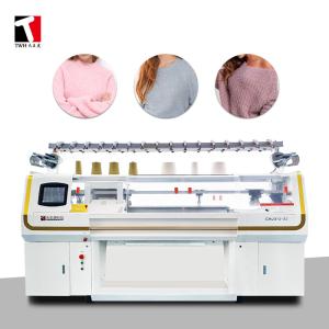 Three System Sweater Flat Knitting Machine Computer Controlled