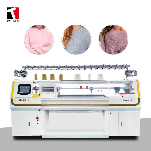Quality Three System Sweater Flat Knitting Machine Computer Controlled for sale