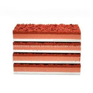 China Recycled IAAF Running Track Customized UV Resistant Stadium Use wholesale