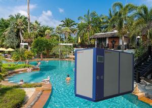 China 27KW Three - In - One Machine Swimming Pool Heat Pump With Constant Temperature Dehumidification For Generating Heat wholesale