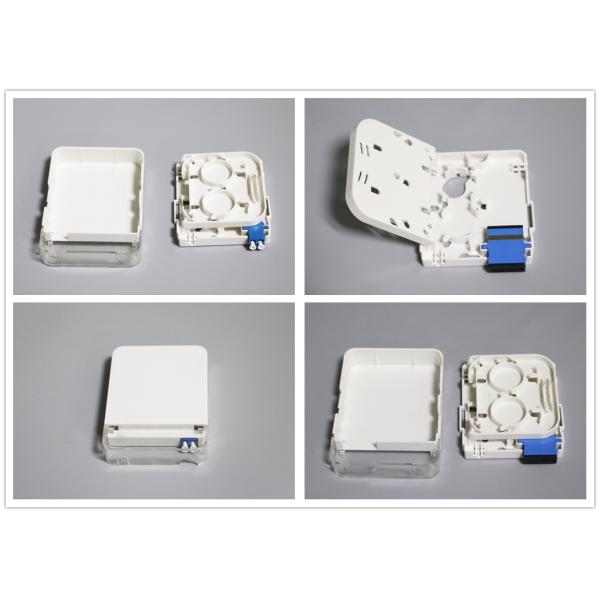 Indoor Fiber Optic Terminal Box With LC Duplex Fiber Optic Adapters , Optical Splitter Box