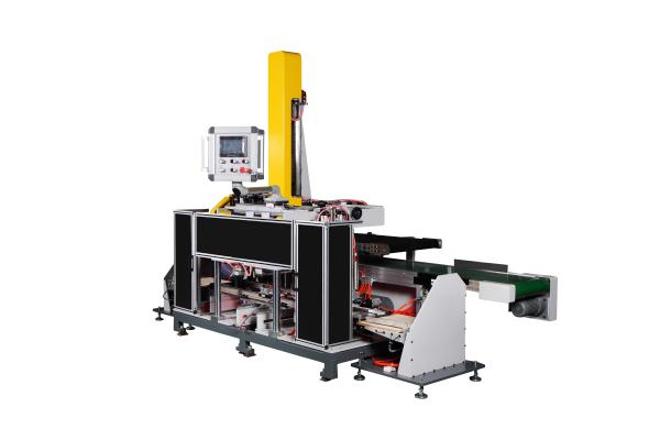 Quality PLC Programing 30pcs/Min Rigid Box Machine Double head forming machine for sale
