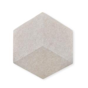 China 3D Hexagon Decorative Polyester Fiber Acoustic Board For Wall Covering wholesale