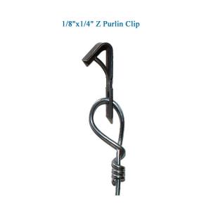 China 12 Gauge 6ft Grid Galvanized Ceiling Tie Wire Z Purlin Clip wholesale