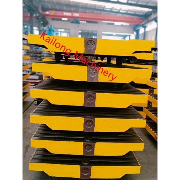 Cast Iron Shuttle Pallet Car For Automatic HWS Moulding Line