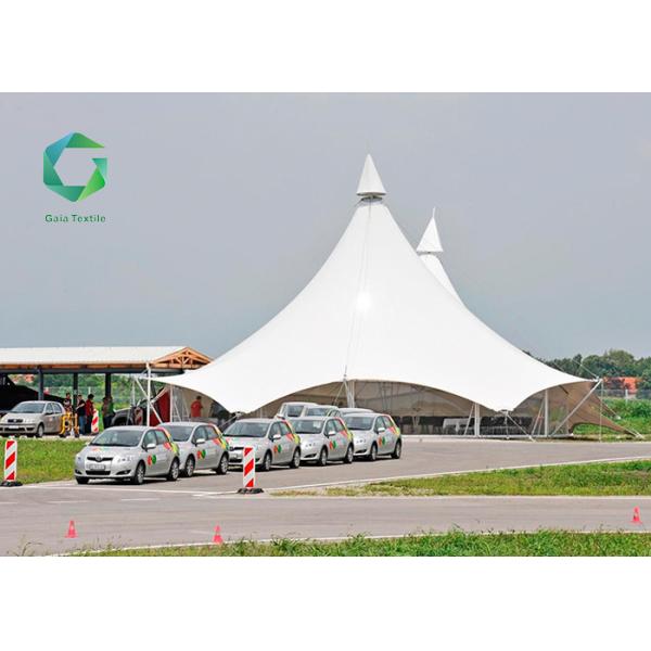 China Mildewproof Stadium Court Tensile Membrane Canopy Vinyl Fabric 2000d wholesale