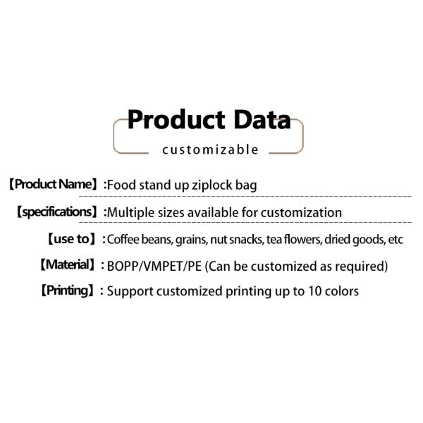 Recyclable Stand Up Pouch Eco-Friendly Composite Bag for Organic Products Zero Plastic Waste Solution