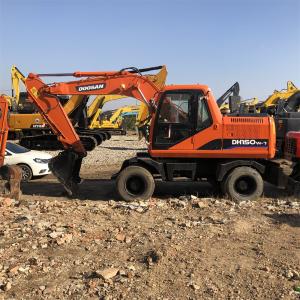 Doosan Dh150W-7 Used Hydraulic Wheel Excavator Machinery