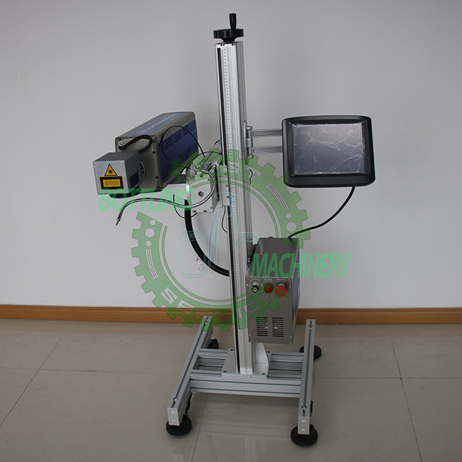China 15W 10000BPH PET Bottle Date Flying CO2 Laser Code Printer wholesale
