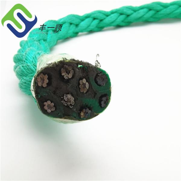 Quality 8 Strand PP Monofilament Combination Rope 1000M Per Roll For Laying Cable Ship for sale
