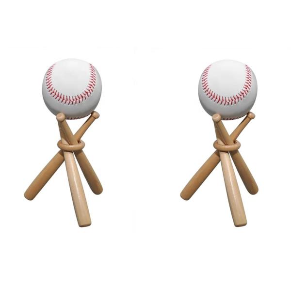 150/180 MM Mini Baseball Stand Wooden Baseball Bats Display Holder Baseball Accessories for Ball for Kids