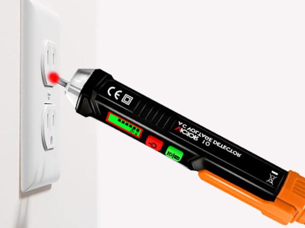 Quality Non-contact AC Voltage Detector meter LCD Display NCV Sensitivity Alarm Electric Circuit Breaker Finder Pencil Tester for sale