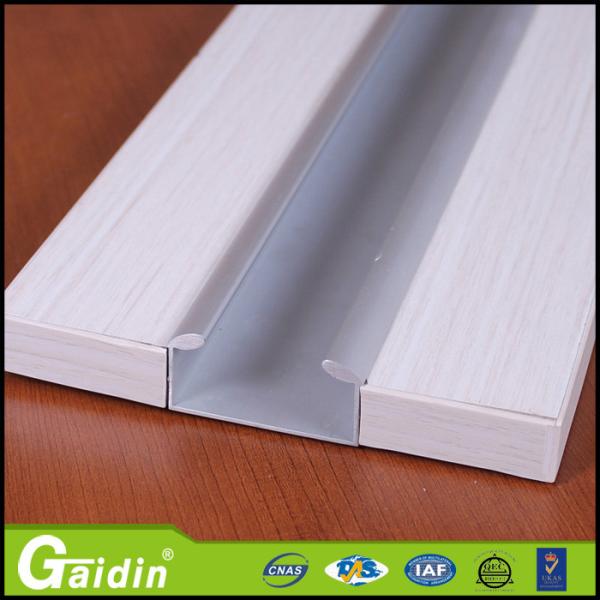Quality foggy silver kitchen cabinet drawer edge aluminum profile handle for sale