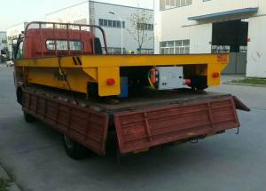 China Building Material Transfer Cart , Four Wheels Electric On Rail Transfer Cart wholesale