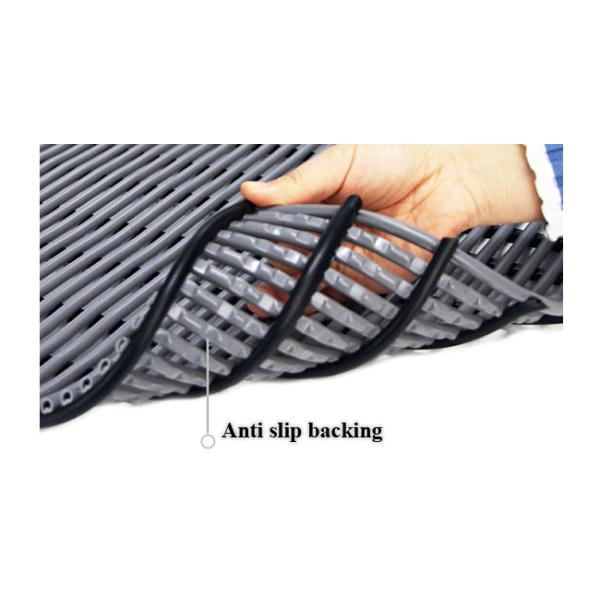 Toilets Two Layers Blue Non Slip Anti Fatigue Mat 90CMx120CM
