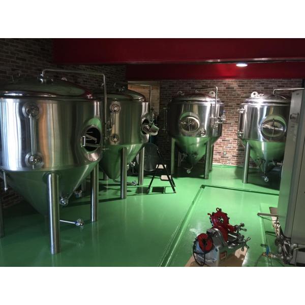 Red Copper Beer Brewing Equipment , 500L Brewpub Beer Making Equipment