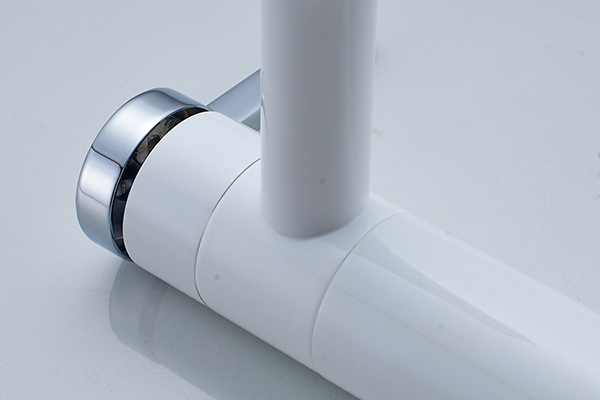 Deck Mounted Bathroom Vanity Faucets , Bathroom Water Faucet Thermostatic ROVATE