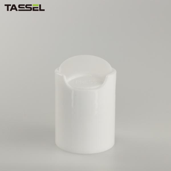 20/415 White Disc Top Cap Plastic Bottle Cap For PET PE Bottles