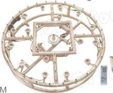 Quality Round Style Indoor 1m Small Musical Fountain Project for sale
