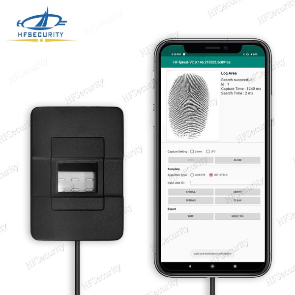 Quality HFSecurity OS1000 USB Biometric Capacitive Fingerprint Scanner for sale