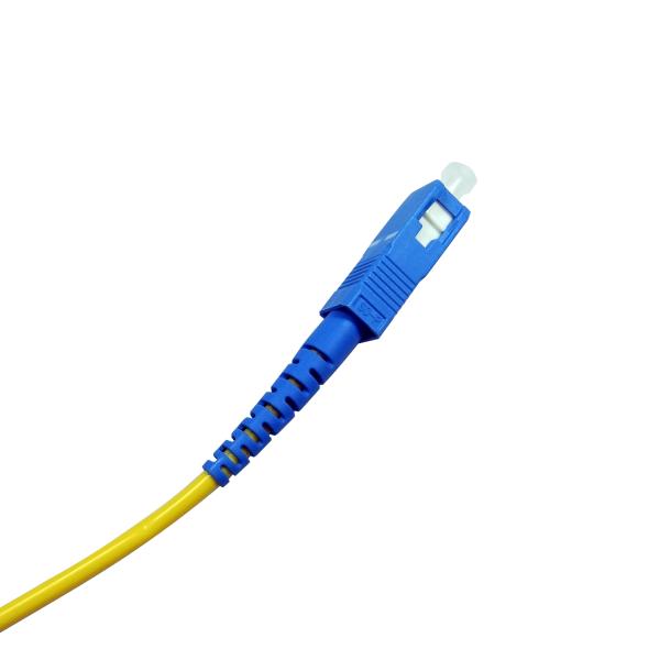SC UPC To FC UPC Fiber Optic Patch Cord 3.0mm Single Mode Simplex PVC OFNR