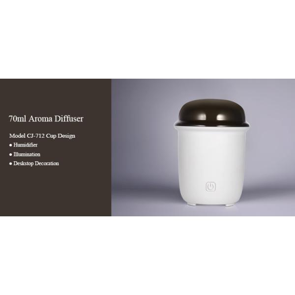 Cup Shaped Decorative Mini Cool Mist 70ml USB Air Humidifier