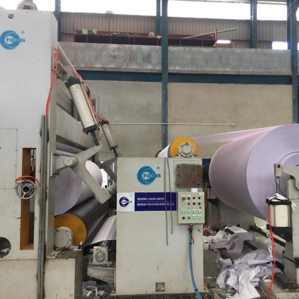Quality 2300mm 40gsm Beand Paper Coating Equipment A4 Paper Roll Making Machine for sale