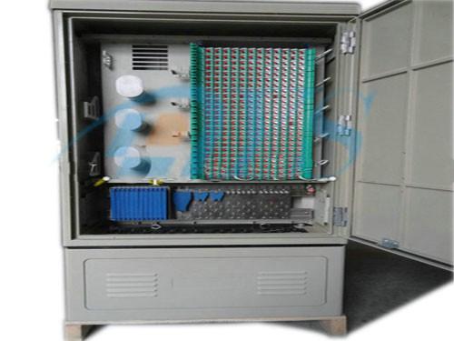 Quality 144C to 576C Fiber Optic Cross Cabinet for sale