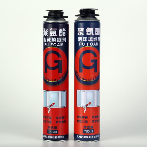 Quality Commercial fire retardant Polyurethane Foam , Structural Expanding Pu Foam Adhesive for sale