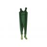 Buy cheap 100% Insulated Waterproof Fishing Waders , Green Neoprene Chest High Waders from wholesalers