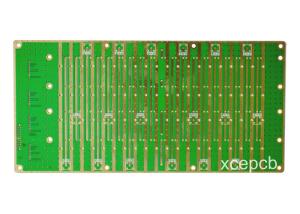 F4B High Frequency Green Rigid PCB Service Custom Multi Layer HF PCB Boards 0.6mm