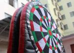 Customized Inflatable Foot Dart Board Logo Printing With Sticky Balls