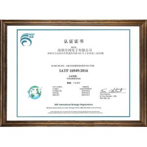 Quanhong FASTPCB Certifications