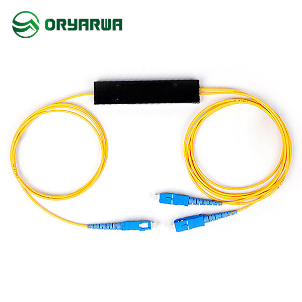 Fiber Optic 1x2 Cassette PLC Splitter ABS Material