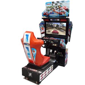 China Coin Operated Racing Arcade Machine Racing Game Simulator Machines on sale