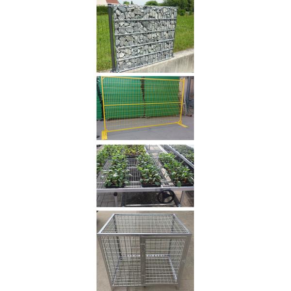 Zinc Coated Galvanized Welded Wire Mesh Fence Panel for Varied Lengths and Hole Shapes
