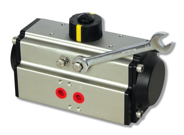 Quality AT pneumatic actuators double action and spring return  pneumatic flow control valve for sale
