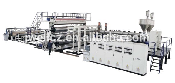 JWELL PVC PE Waterproof Sheet Extrusion Line