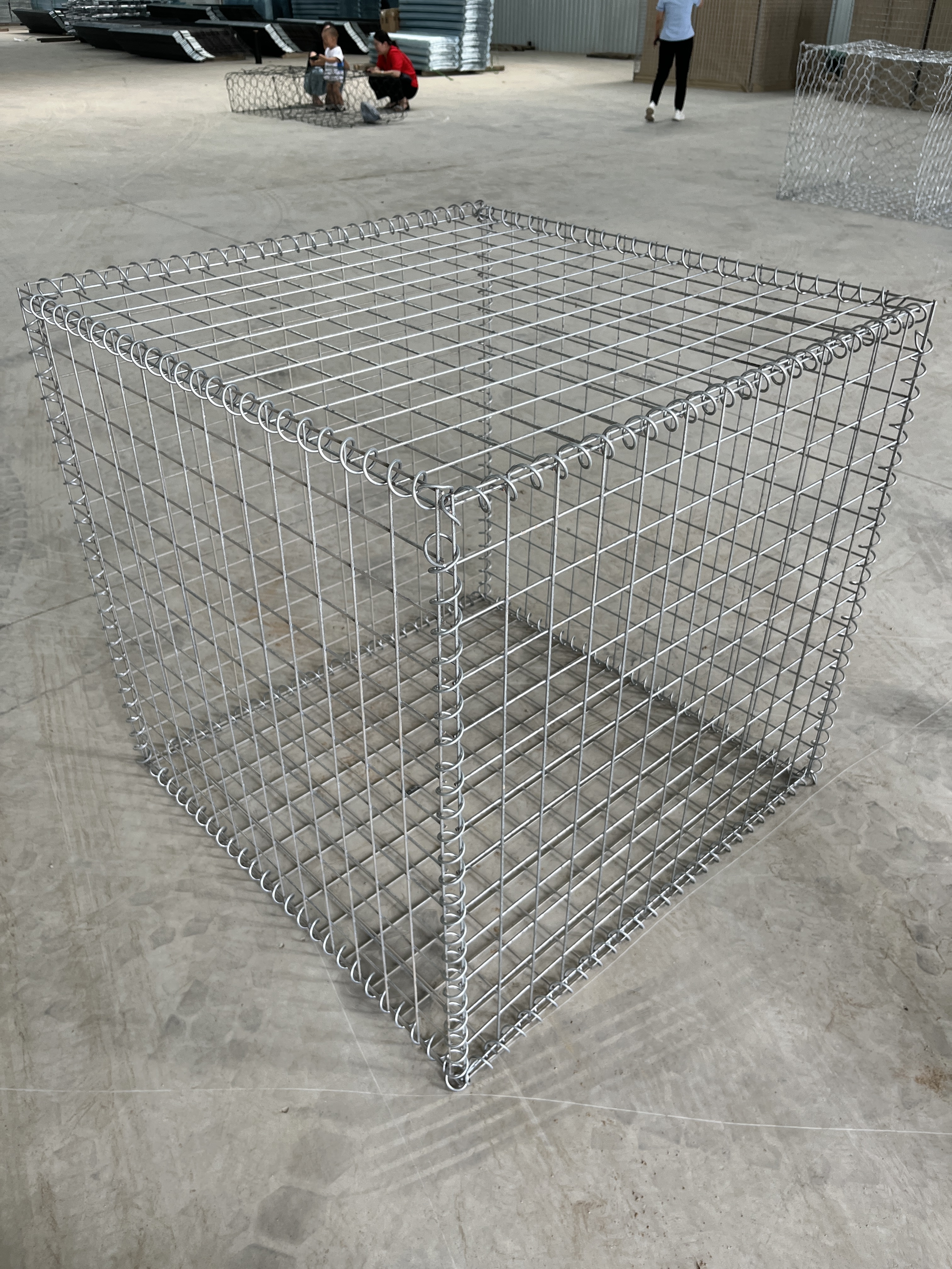 Hot Dip Galvanized Gabion Planter 6x2x1m with 50x50mm Mesh