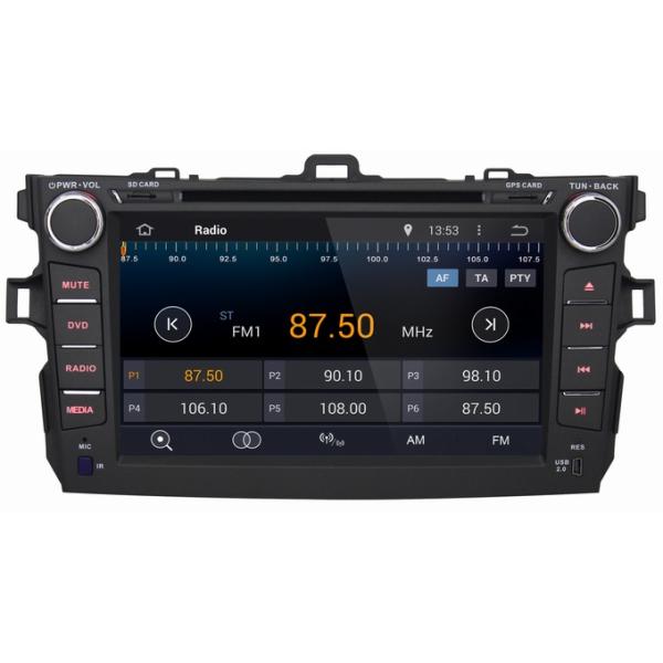 Ouchuangbo Car DVD Stereo System for Toyota Corolla 2008-2011 Android 4.4 3G Wifi BT Audio