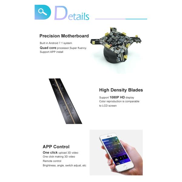 4x3 Outdoor 3d Holographic Splicing Display Cabinet Projector Led Advertising 3d Hologram Fan Screen Sheet Metal Bracket