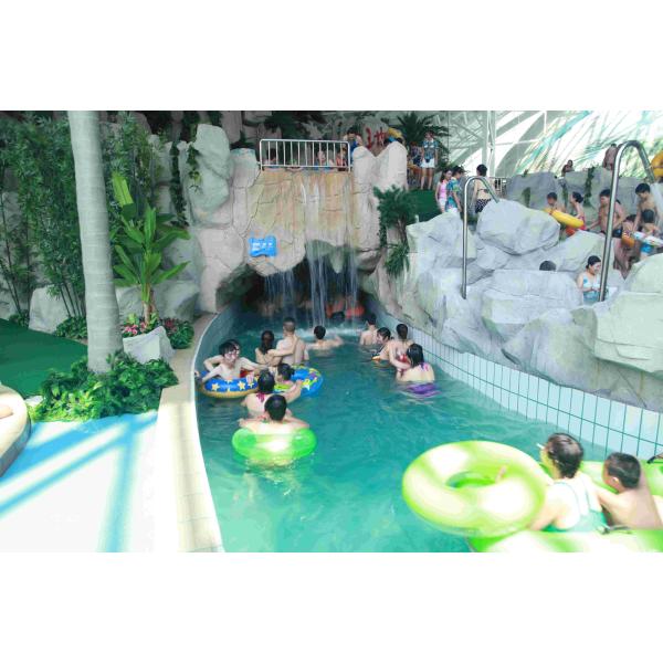 Outdoor Holiday Resorts Water Park Lazy River , Waterpark Equipment for Theme Aqua Park