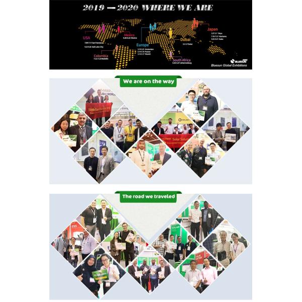 Bluesun Shingled Solar Panels 500w Home Power Station Pv All Black Roof Energy Sun Power Solar System Use