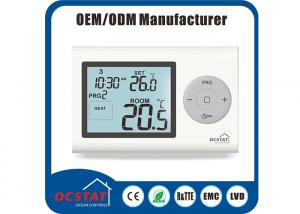 China Water Heating Boiler Controller Gas Heater Thermostat Digital Programmable White Backlight wholesale