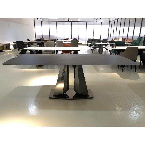 Popular Luxury Marble Cremic Dinner Table Top Polished Marble Dining Tables Set Table